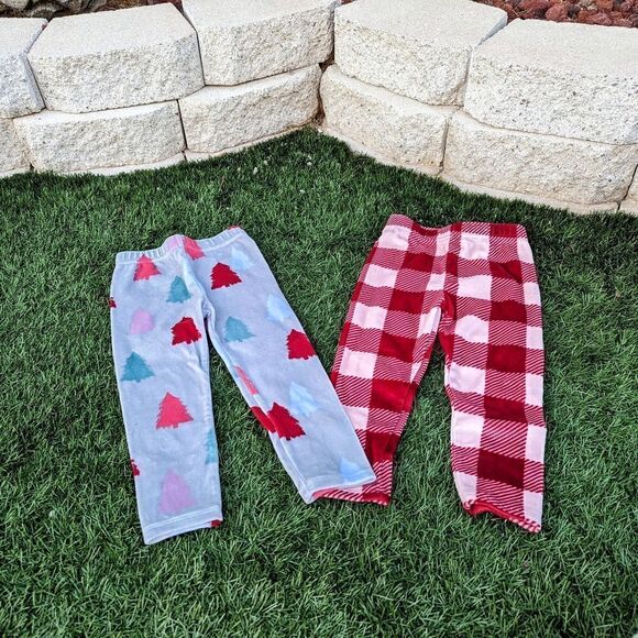 Garanimals little girls Christmas pattern pants - Picture 4 of 14